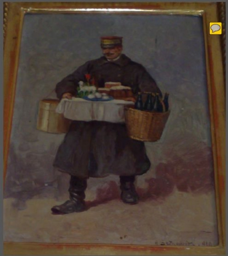 Posłaniec z koszykiem